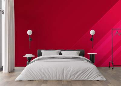 Abstract red background Wall mural