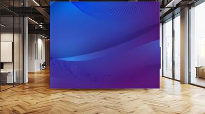 Blue and purple abstract banner background Wall mural