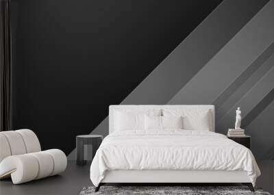 Carbon line black background Wall mural