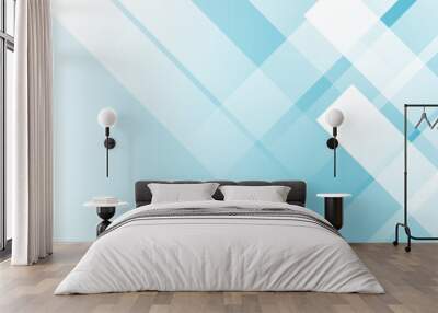 Light blue abstract presentation background Wall mural