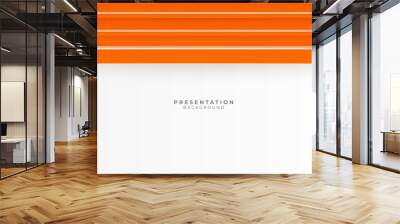 Minimal orange wave gradient background gradient, abstract creative scratch digital background, modern landing page concept vector. Wall mural