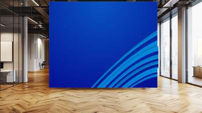 Modern dark blue and light blue abstract background Wall mural