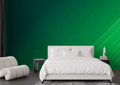 Modern simple green abstract background Wall mural