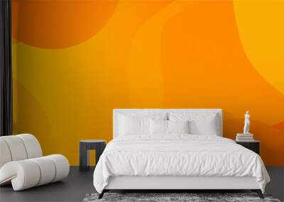 Orange abstract banner background. Vector abstract graphic design banner pattern background template. Wall mural