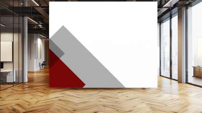 Simple modern flat business corporate abstract modern background gradient color. Red maroon and white gradient with stylish line and square decoration suit for presentation design. Wall mural