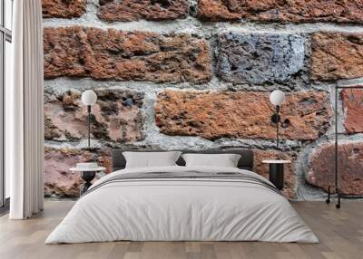 Old brick wall - background Wall mural