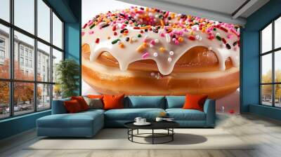 donut with sprinkles Wall mural