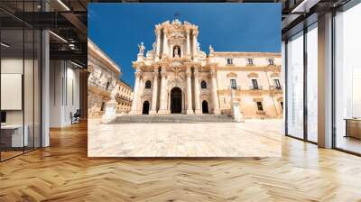 The Cathedral of Syracuse, Sicily, Italy Wall mural