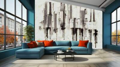 City drip Wall mural