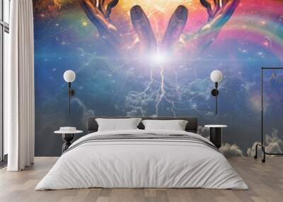 Moment of creation Wall mural