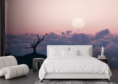 Mountain Sunrise Wall mural