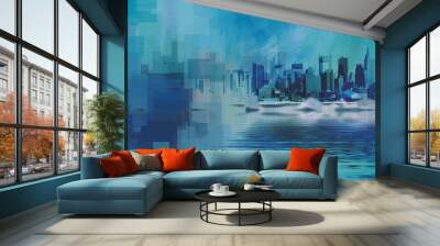 New York skyline Wall mural