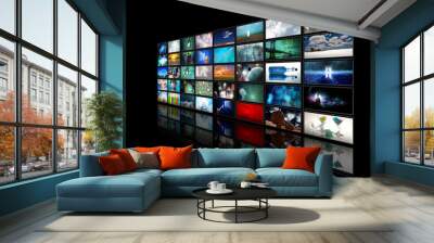 Video displays Wall mural