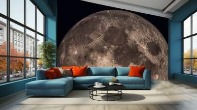 earth and moon Wall mural