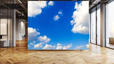 blue sky Wall mural