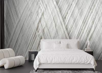 white thread Wall mural