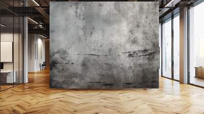 Grunge grey background. Generative AI Wall mural