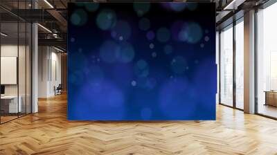 Abstract circular bokeh background Wall mural