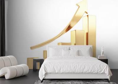 Comparative golden charts Wall mural