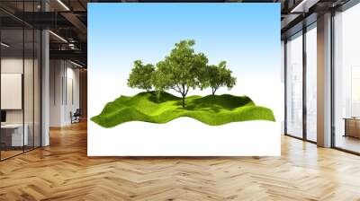 island with tree Wall mural