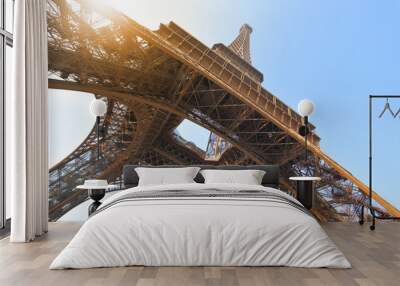 the eiffel tower Wall mural