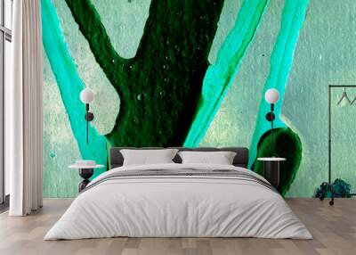 The Enchanting Dance: Free-Flowing Colors in Liquid Art with an Ethereal Touch
 Wall mural