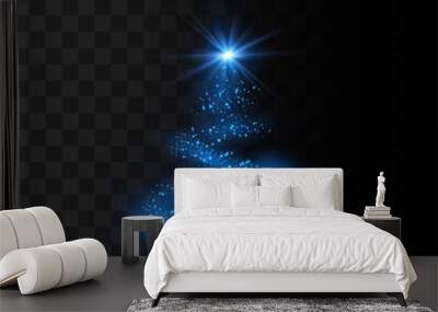 Christmas festive tree Wall mural