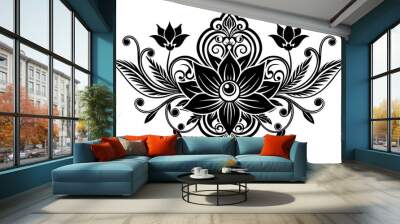 Decorative ornament vector design Wall mural