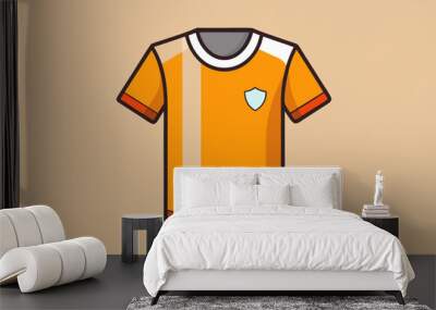 Men's t-shirt mockup Wall mural