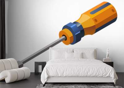 Screwdriver tool icon Wall mural