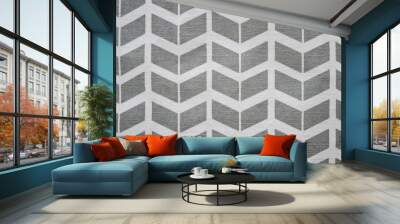 White and gray modern design pattern. Wall mural