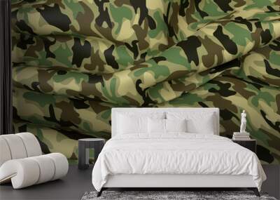 Abstract Military Camouflage Background Wall mural