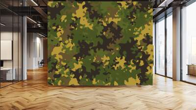 Abstract Vector Military Camouflage Background Wall mural