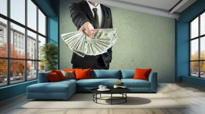 banking loan, or cash concept Wall mural