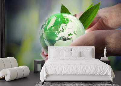 sustainable development worldwide Wall mural