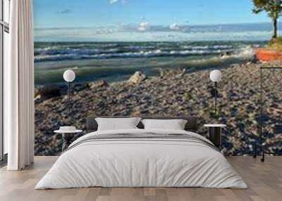 beach and sea Wall mural