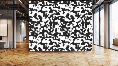 woodland camo vector pattern. camouflage background Wall mural