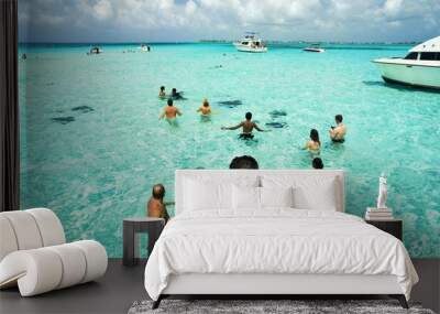 stingray city Wall mural