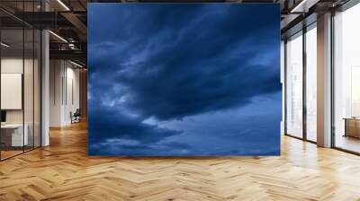 storm clouds timelapse Wall mural