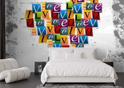 love Wall mural