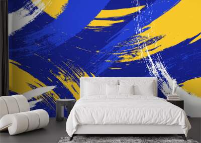 Abstract sporty brush background Wall mural