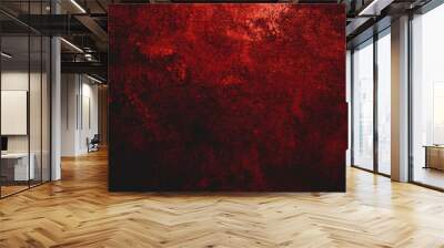 Blood Dark Wall Texture Background. Halloween background scary Wall mural