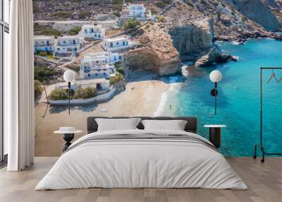 Agali beach, Folegandros, Cyclades, Greece Wall mural