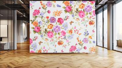 floral background Wall mural