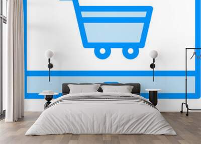 online shopping Wall mural