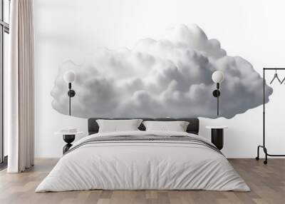 A white puffy cloud Wall mural