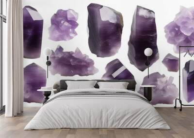 amethyst gem Wall mural