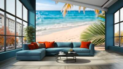 Beautiful paradise beach Wall mural