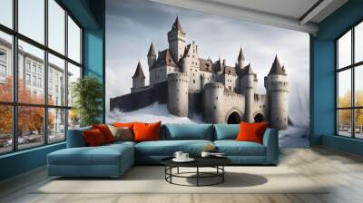 castles with winter Wall mural