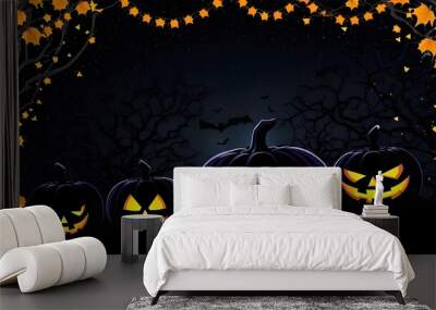 Halloween background Wall mural